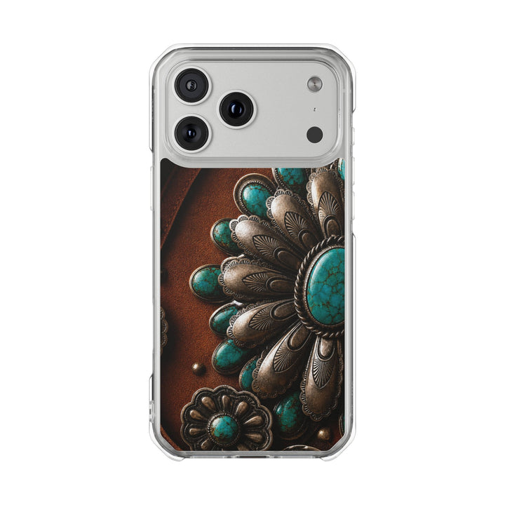 Concho Bloom | Clear MagSafe Case