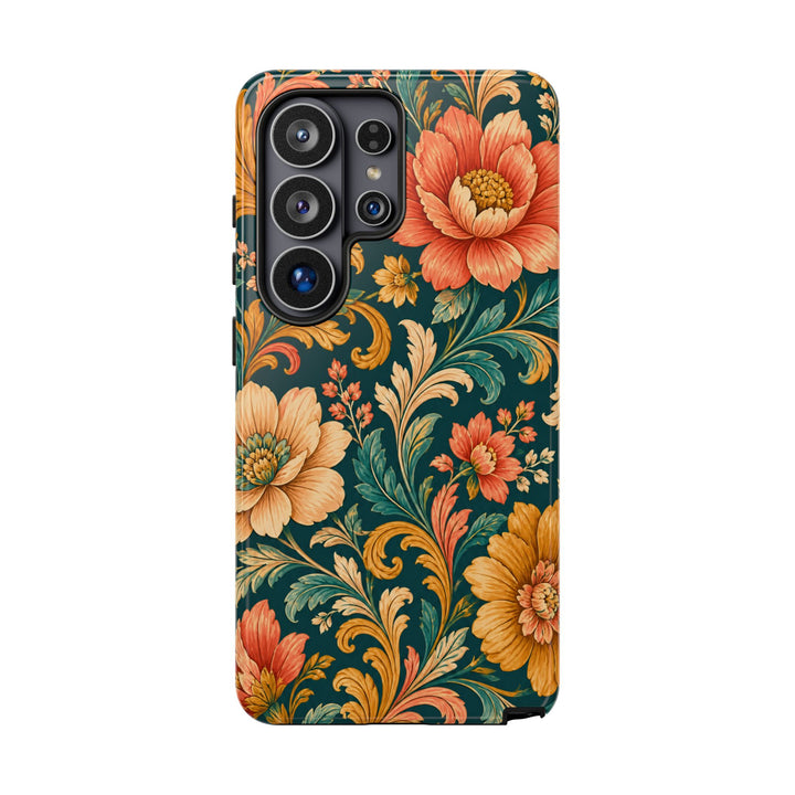 Baroque Bloom phone case design