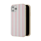 Pink Pinstripe | Biodegradable Case