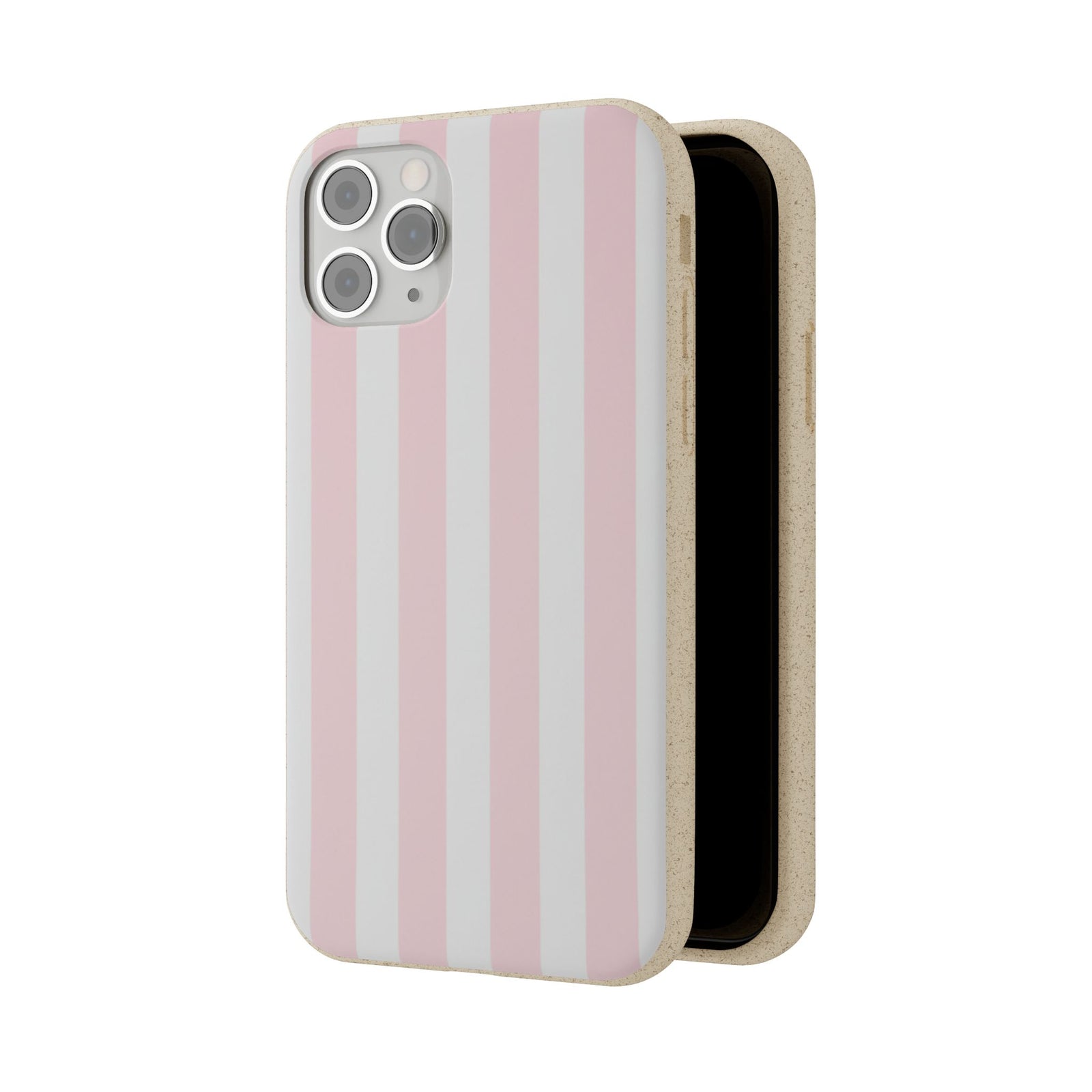 Pink Pinstripe | Biodegradable Case