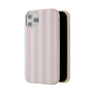 Pink Pinstripe | Biodegradable Case
