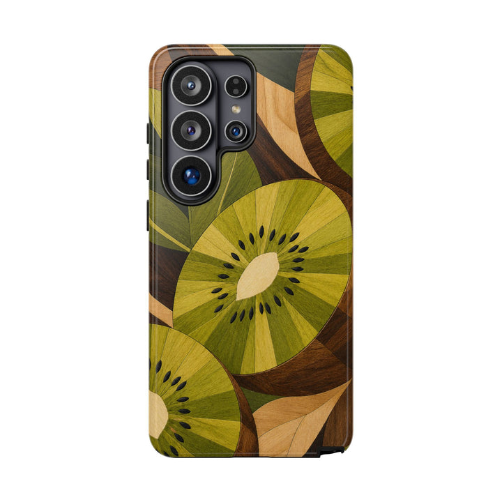 Kiwi Wood phone case design
