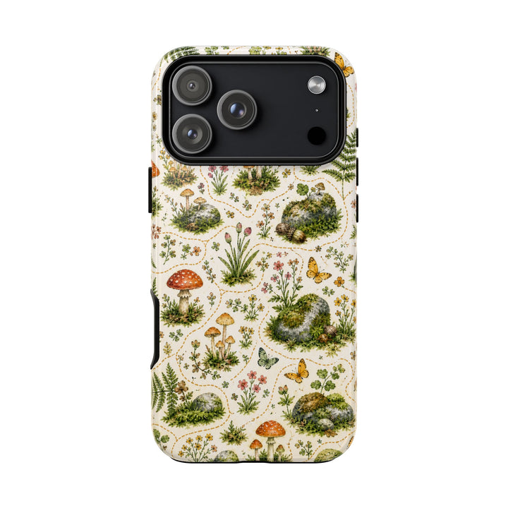 Mushroom Meadow phone case design