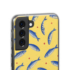 Cobalt Sardines | Clear Case