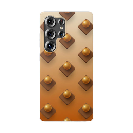 Chic Gold Stud | Galaxy Clear Case