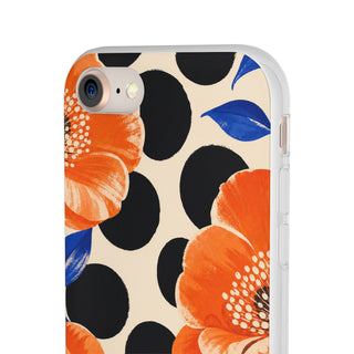 Polka Camellias | Frosted Clear Case — product image 53