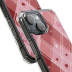 Heart Plaid | Clear MagSafe Case