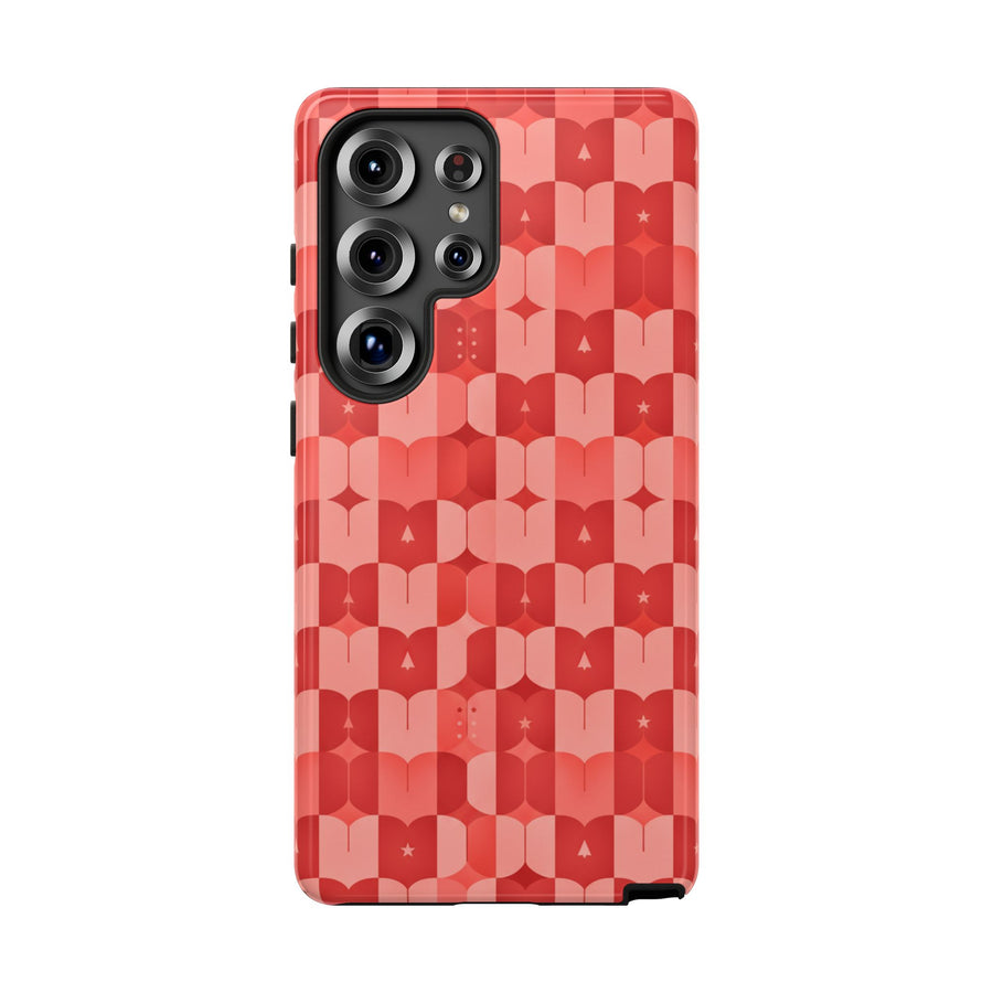 Coral Geo Tile | Tough Case