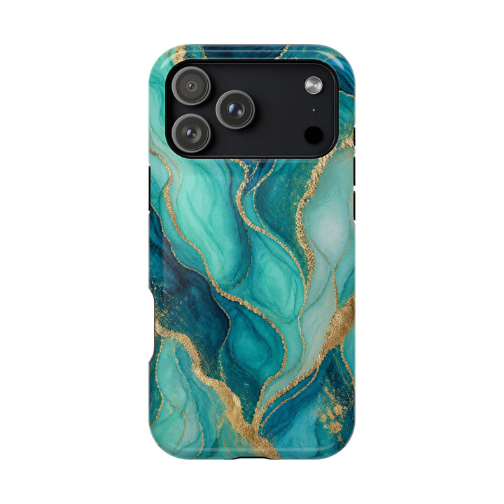 Turquoise Veins | Tough MagSafe Case