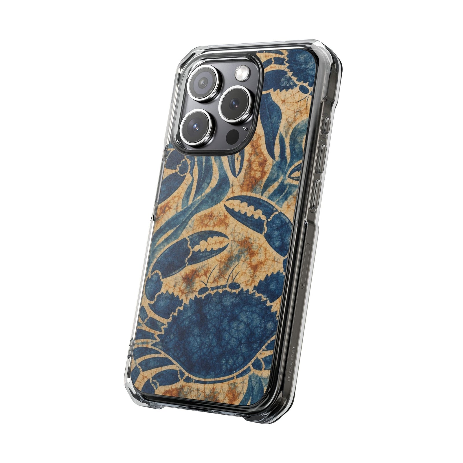 Indigo Crab | Clear MagSafe Case