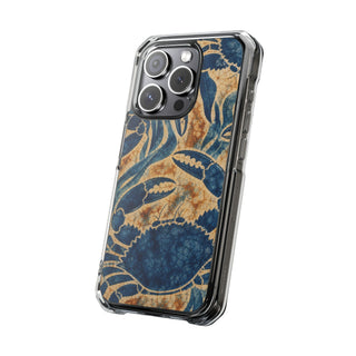 Indigo Crab | Clear MagSafe Case