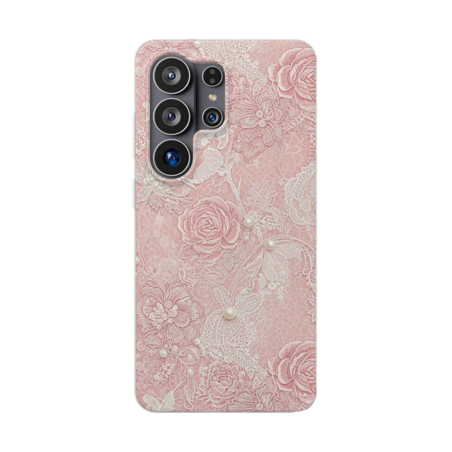 Lace Roses | Samsung Clear Case