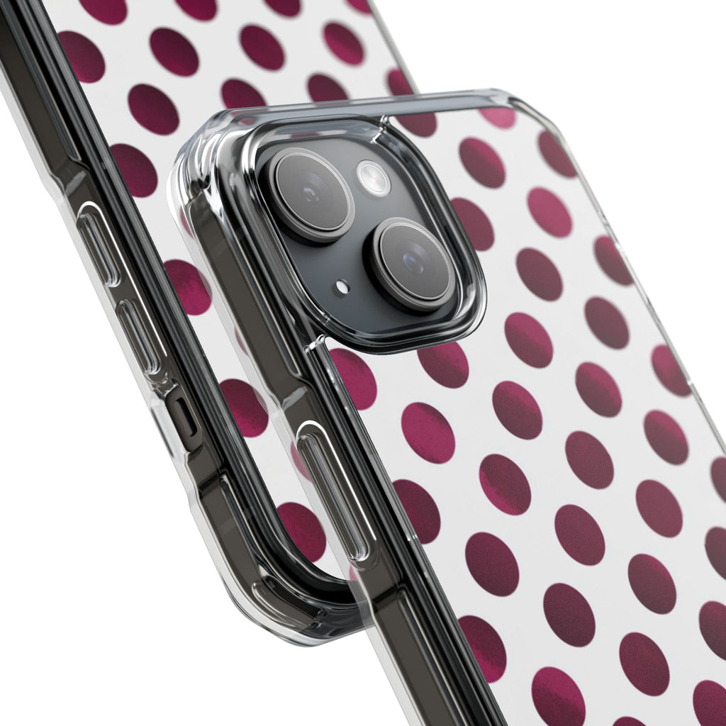 Berry Dots | Clear MagSafe Case