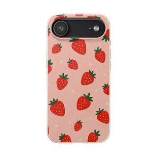 Blush Strawberries | Biodegradable Case