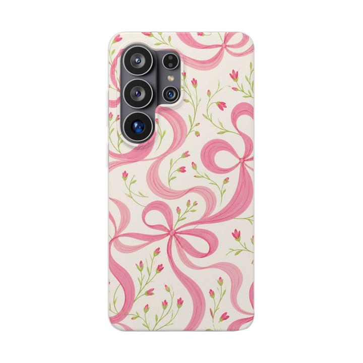 Ribbon Bloom phone case design