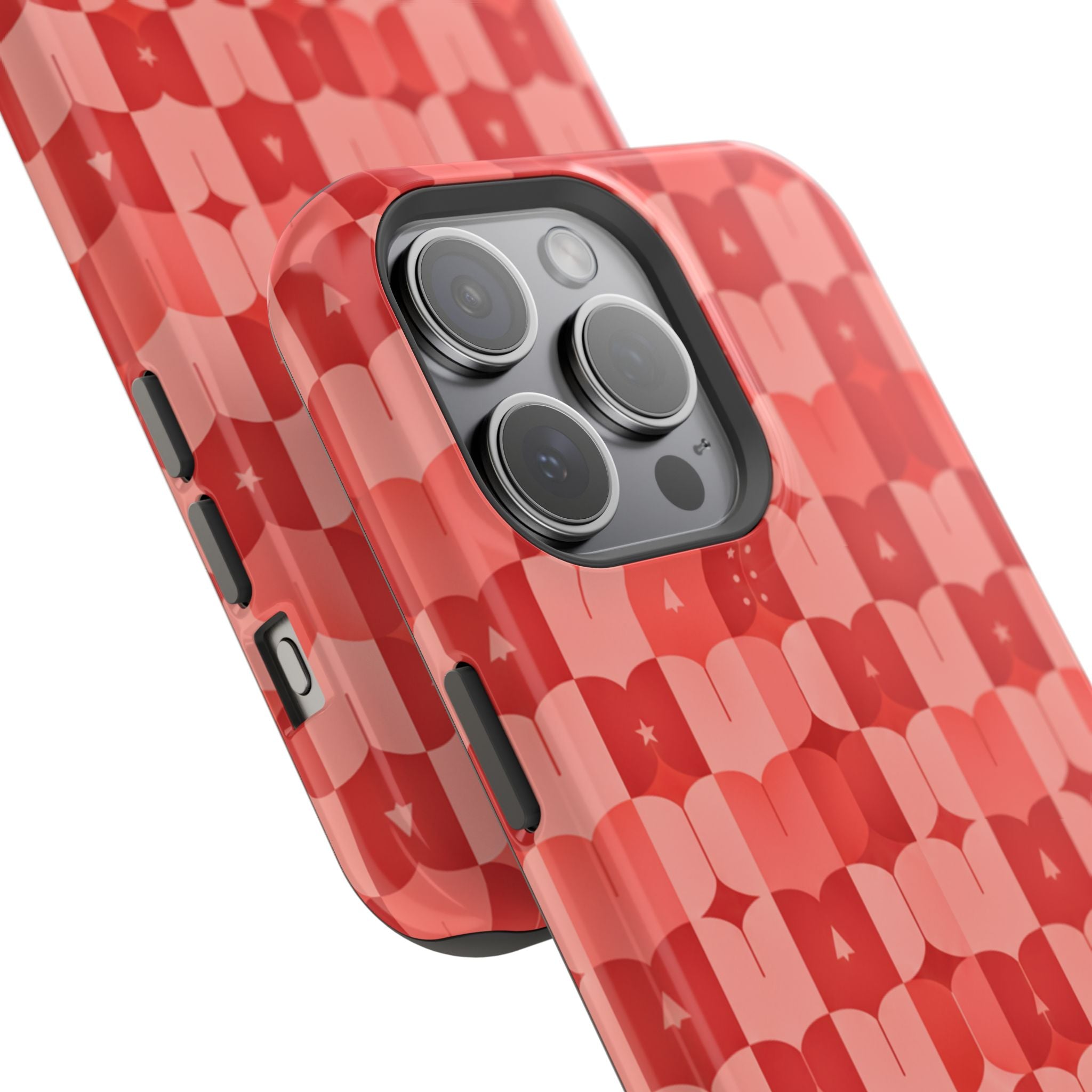 Coral Geo Tile | Tough MagSafe Case