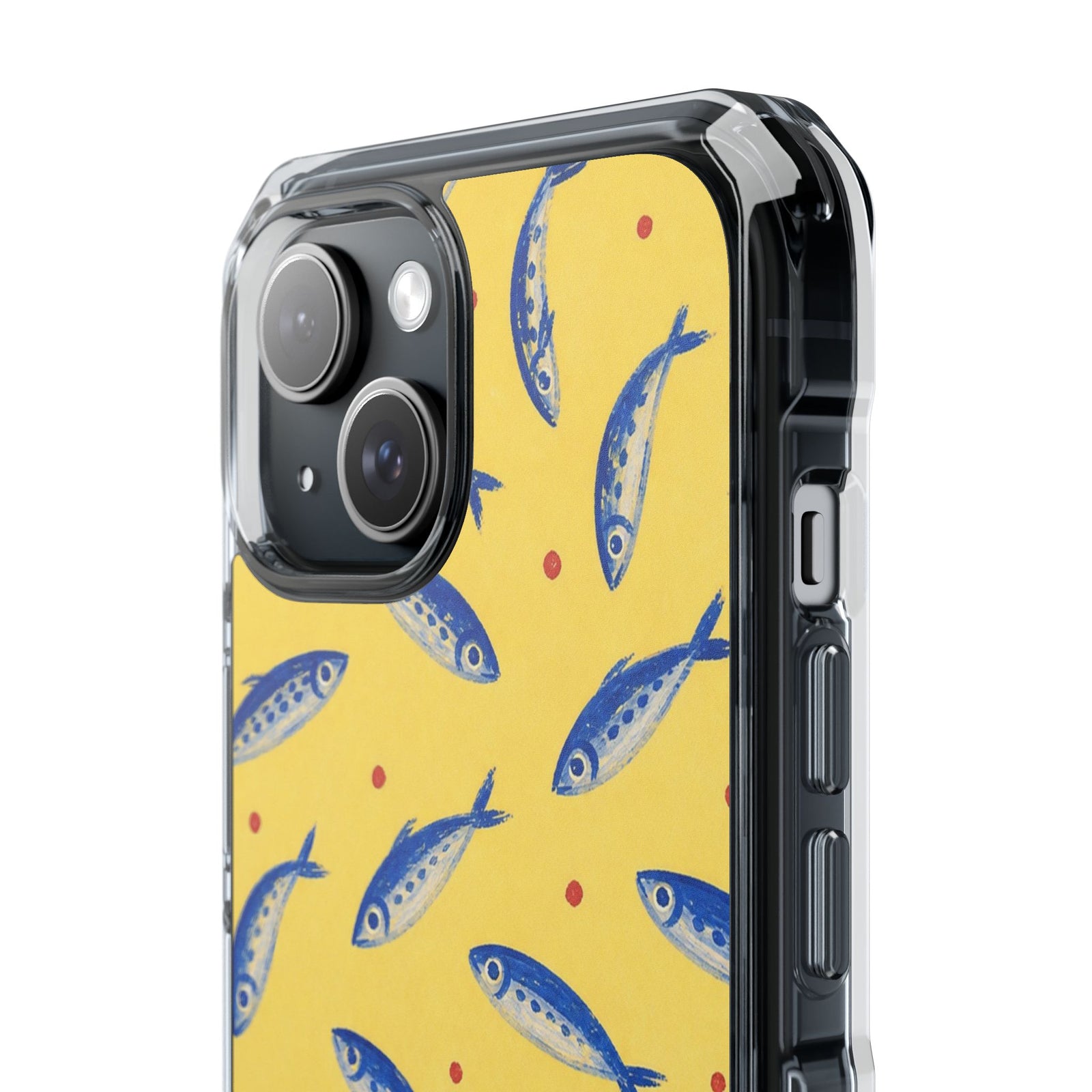 Cobalt Sardines | Clear MagSafe Case