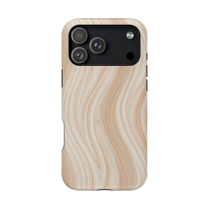 Ivory Waves | Tough MagSafe Case