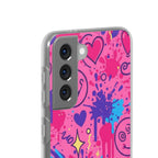 Cloudy Cherry | Clear Case