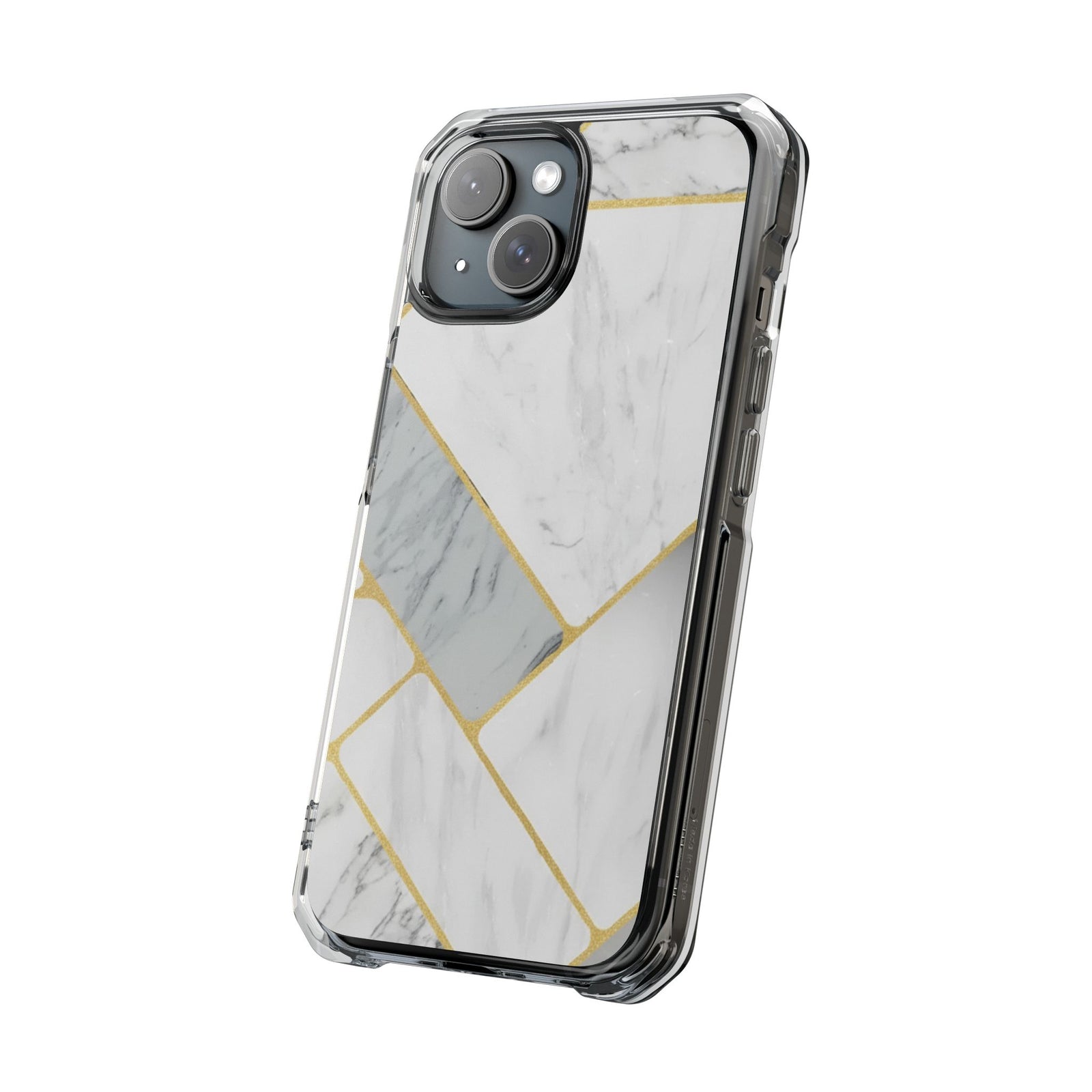 Coral Orbit | Clear MagSafe Case