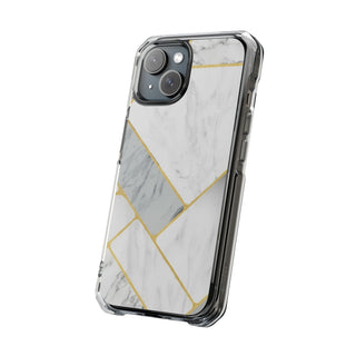 Coral Orbit | Clear MagSafe Case