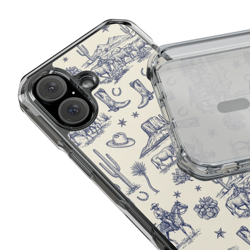 Whimsical Toile | Clear MagSafe Case