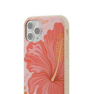 Coral Hibiscus | Biodegradable Case — product image 31