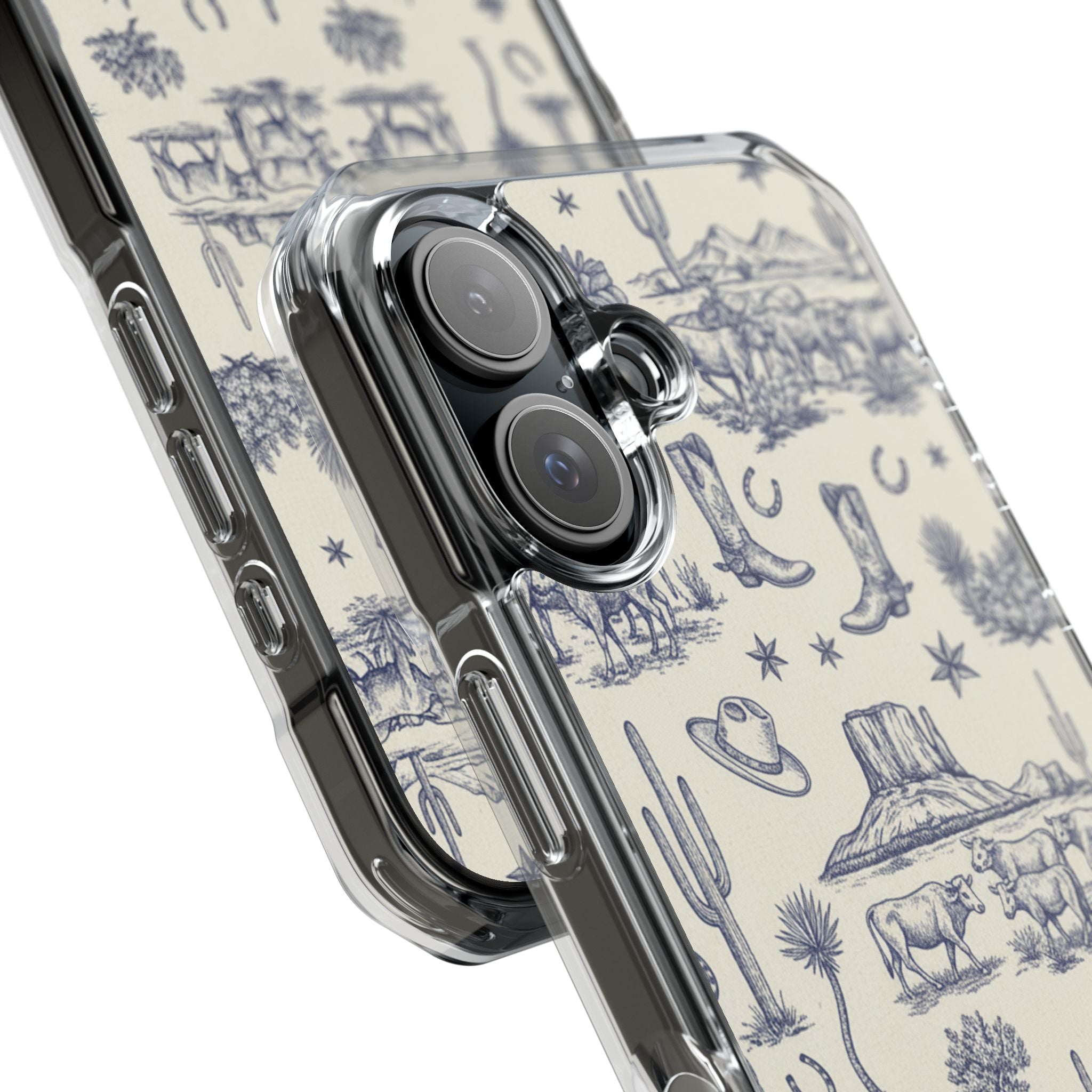 Whimsical Toile | Clear MagSafe Case