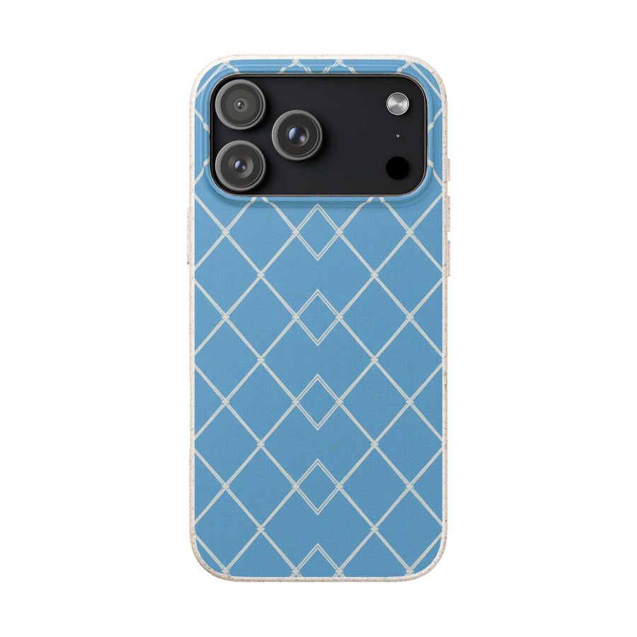 Sky Blue Argyle | Biodegradable Case