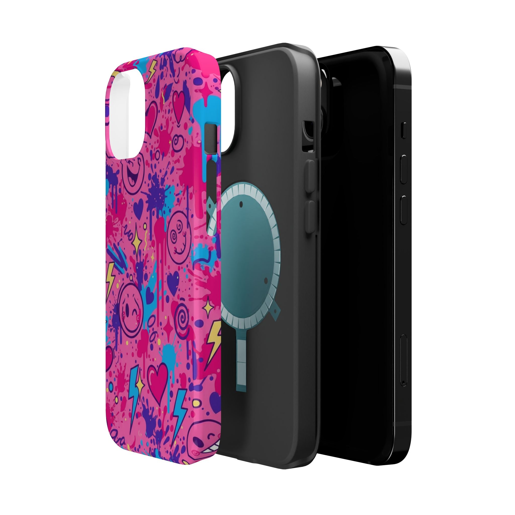 Neon Pop Graffiti | Tough MagSafe Case