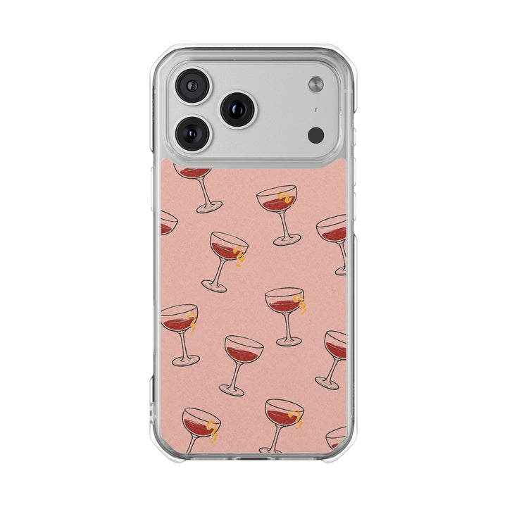 Pink Coupe | Clear MagSafe Case