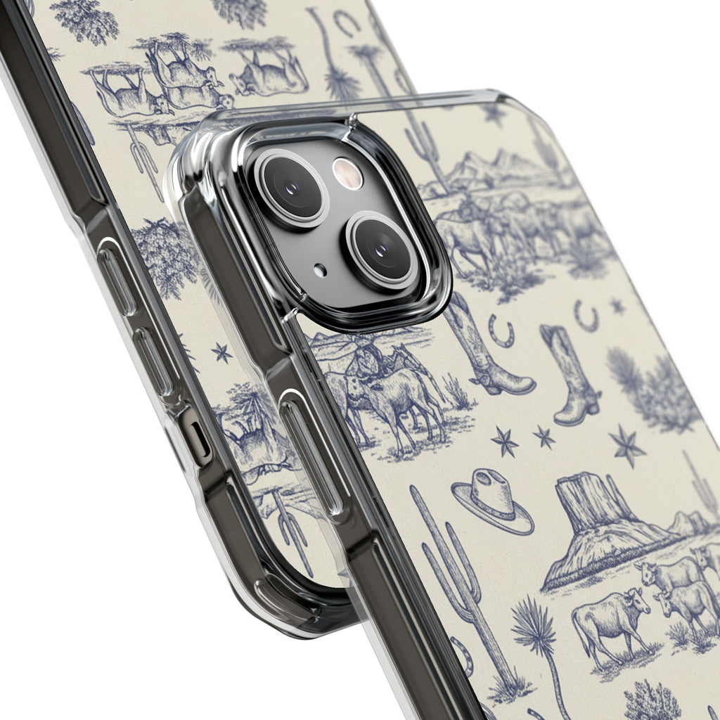 Whimsical Toile | Clear MagSafe Case