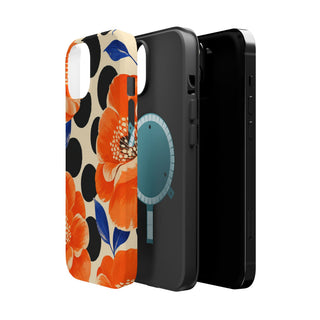 Polka Camellias | Tough MagSafe Case