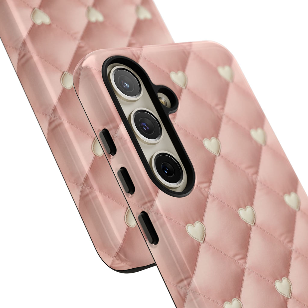 Cream Love Quilt | Tough Case