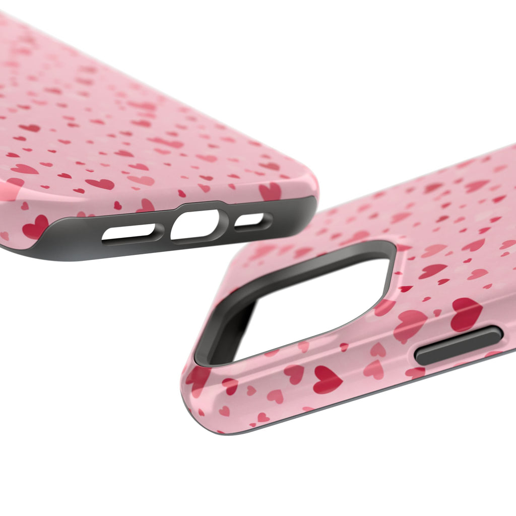 Blush Ditsy Heart | Tough MagSafe Case