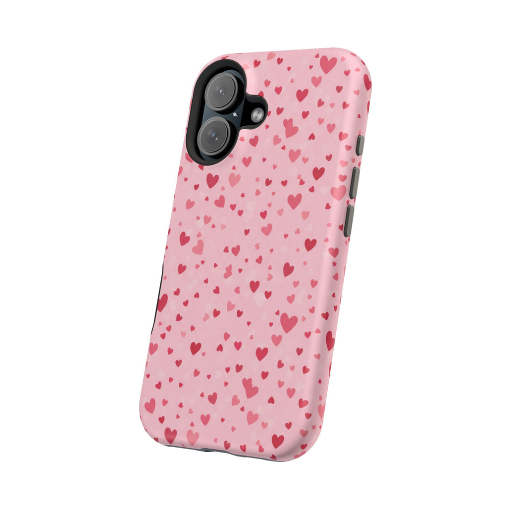 Blush Ditsy Heart | Tough MagSafe Case