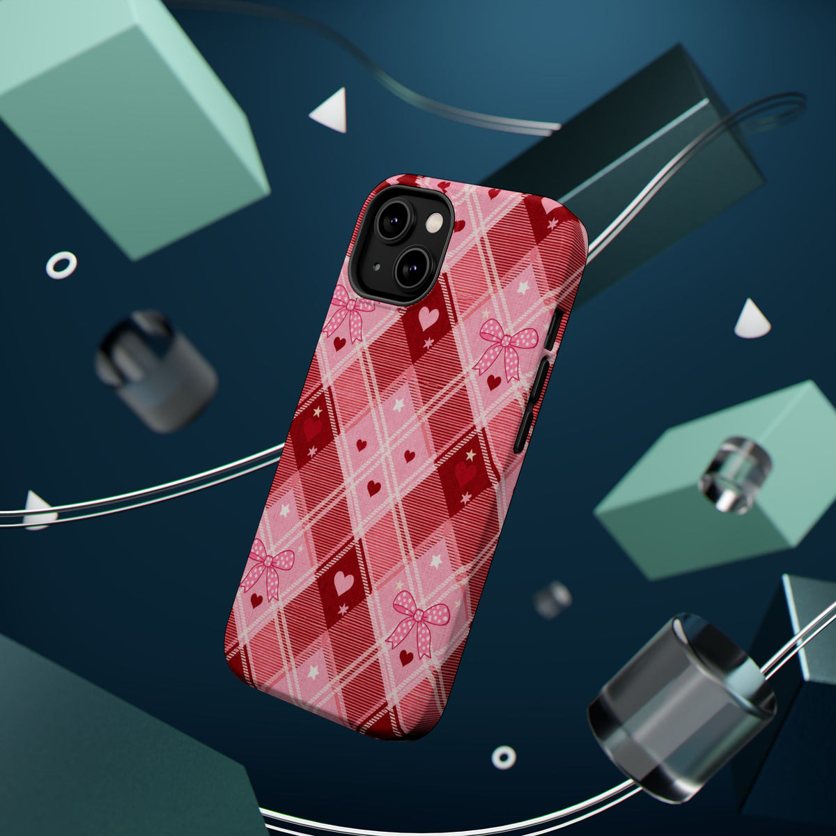 Heart Plaid | Tough MagSafe Case — product image 45