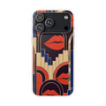 Coral Kiss | Frosted Clear Case — product front view
