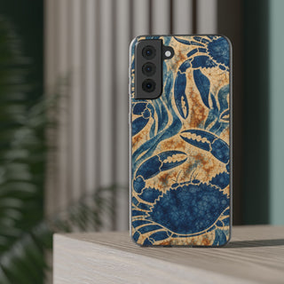 Indigo Crab | Clear Case