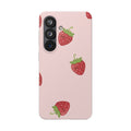 Strawberry Blush | Samsung Clear Case