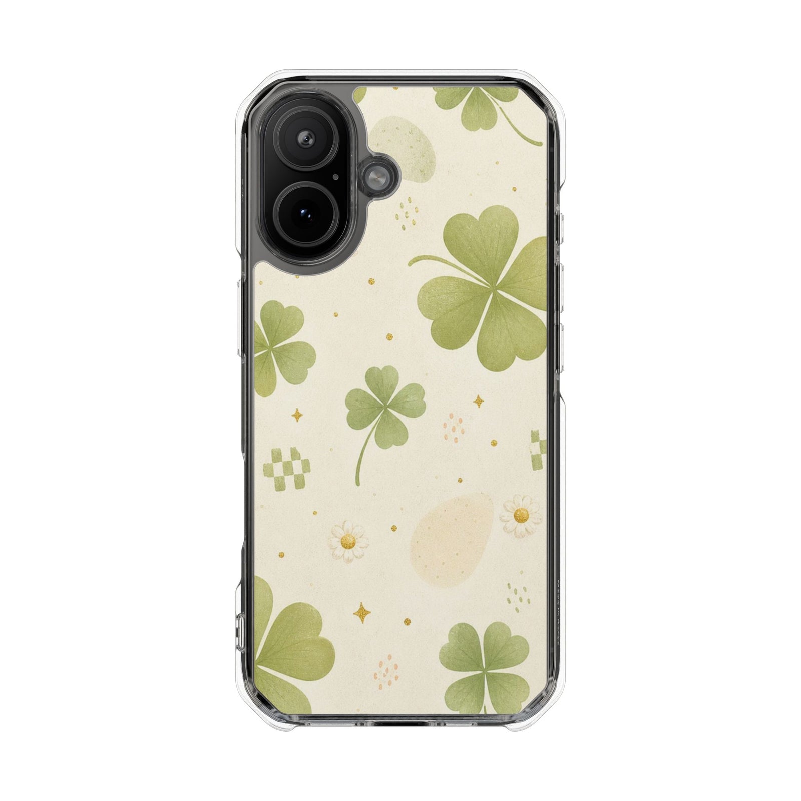 Matcha Clover | Clear MagSafe Case