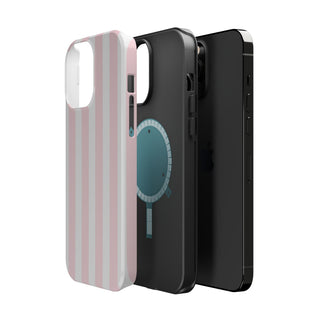 Pink Pinstripe | Tough MagSafe Case