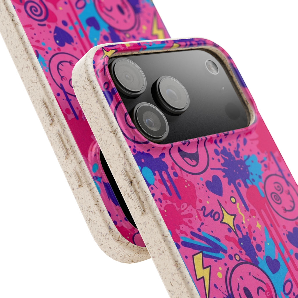 Neon Pop Graffiti | Biodegradable Case