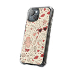 Rosy Meadow | Clear MagSafe Case