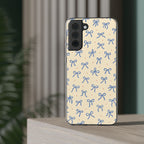 Cobalt Ribbon | Clear Case
