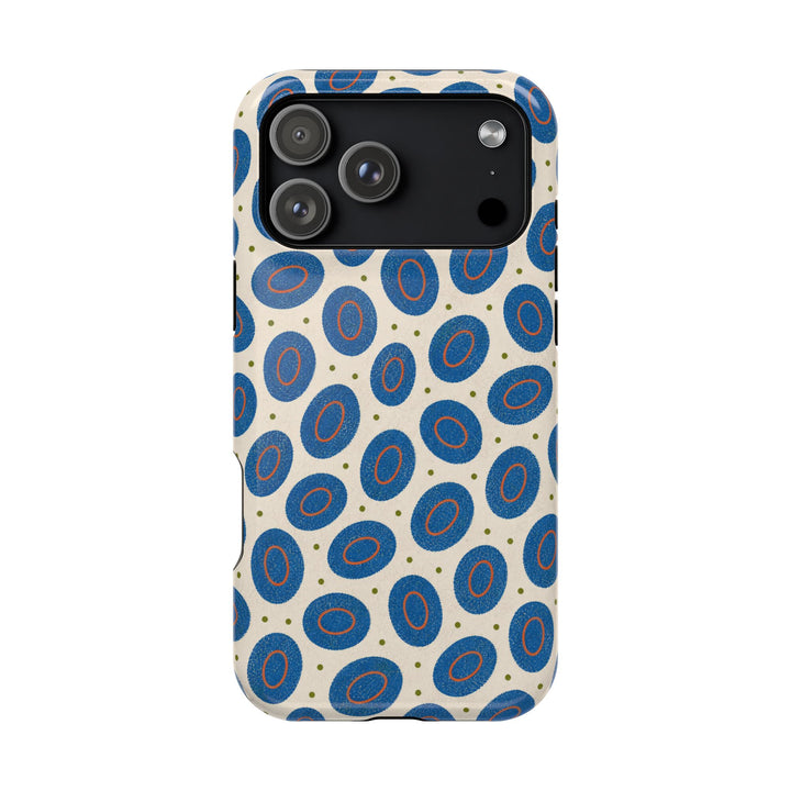 Ivory Cobalt | Tough MagSafe Case