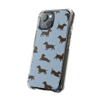 Powder Dachshunds | Clear MagSafe Case