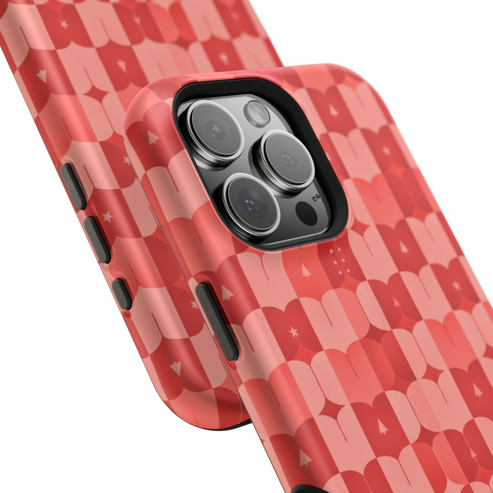 Coral Geo Tile | Tough MagSafe Case
