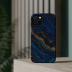 Midnight Marble | Tough MagSafe Case