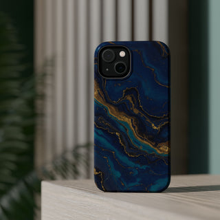 Midnight Marble | Tough MagSafe Case